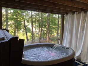 View from the hot tub.