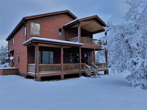 Rear view of the cabin