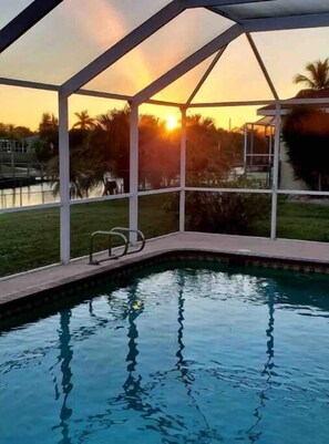 Gorgeous sunsets from the Lani