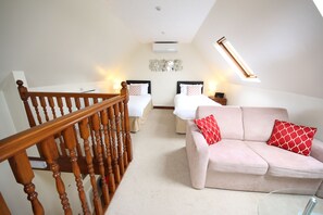Bedroom 2 on the mezzanine floor