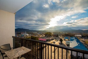 Enjoy breathtaking mountain and city views right from the comfort of your condo balcony