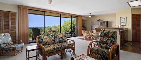 Living Room, Lanai & Dining