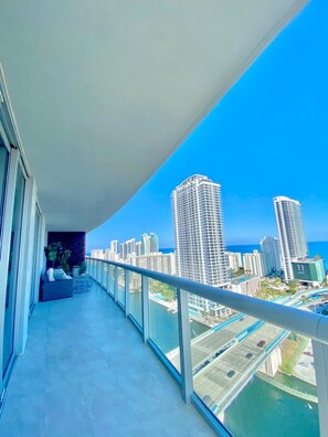 View from unit balcony.