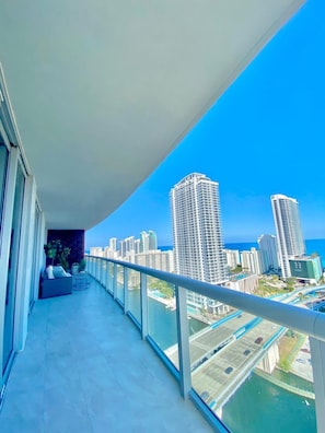 View from unit balcony.