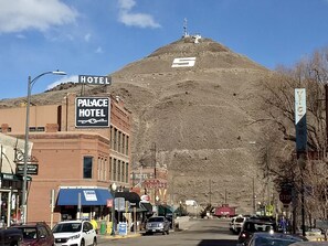 Room is located inside Historic Palace Hotel right downtown & steps from "S" MTN