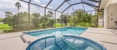 Heated pool and hot tub