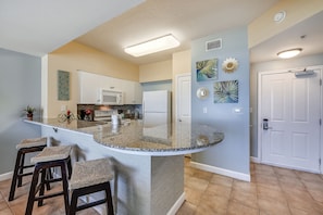 Full-Size Kitchen with Bar Seating