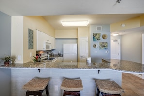 Full-Size Kitchen with Bar Seating