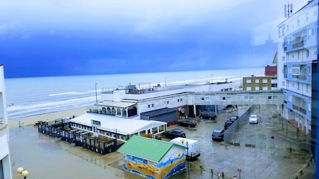 Vue sur la plage/lâocĂ©an