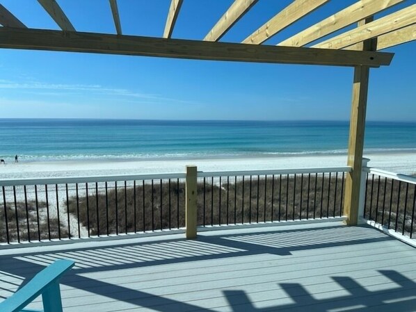 View from second floor balcony
