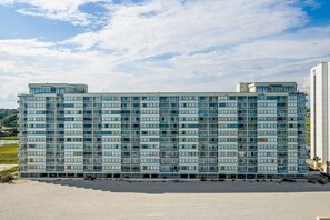 True oceanfront condo complex- Not even a sidewalk between you and the sand