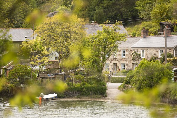 View of cottage from Port Navas creek