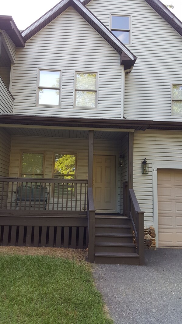 Front of condo