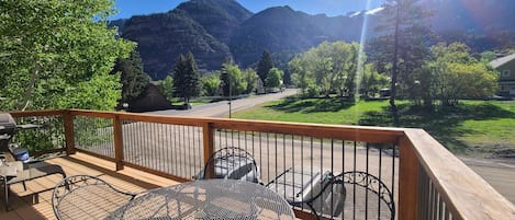 Imagine waking up to Cascade Falls and the Amphitheater from your private deck!