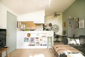 Living Room + Kitchen 