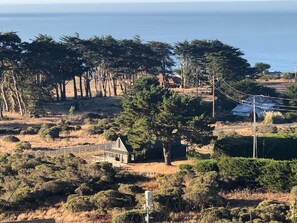 Distant view of the Ocean Moon
