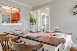 Dining table for gatherings