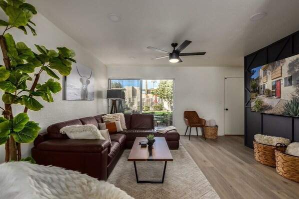 High-end Furnishings & 80" TV