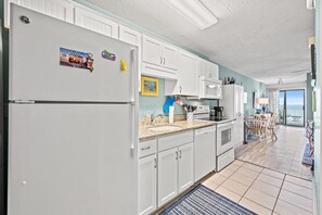 Prepare home-cooked meals in this fully-equipped kitchen.