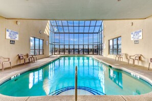 Take an evening swim in the indoor pool.