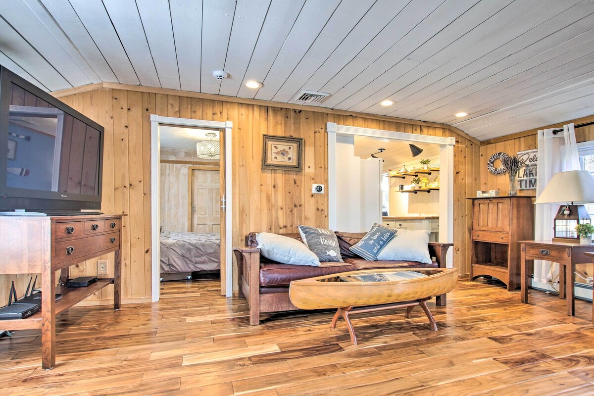 Cozy Lakefront Cottage w/ Fire Pit, Grill & Views!