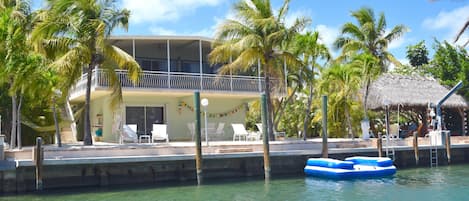 Water view of the house