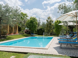 L'Eau, Plante, Nuage, Propriété, Ciel, Piscine, Bleu Azur, Botanique, Ombre, Arbre