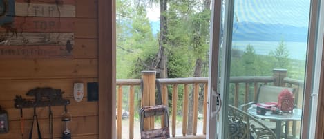View of Flathead Lake from within the Upper Cottage
