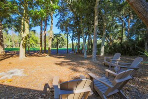 Sit back and relax in one of Greensward's many outdoor seating areas.