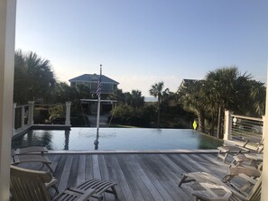 Infinity Pool and Deck with Ocean Views