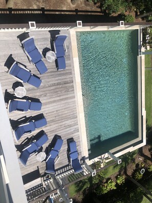 View of Pool and Deck  from Upper Decks