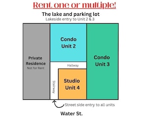 Layout of Ardis Collections units. These could be rented all together. 