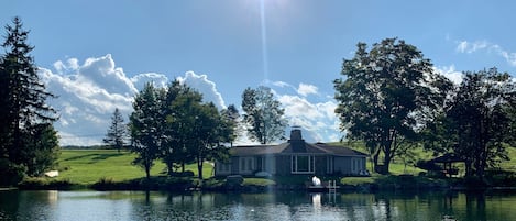 Let the sun shine down on you at Shehawken Lake. 