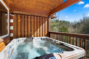 Private Hot Tub on the main level