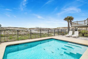 Private beachside  pool