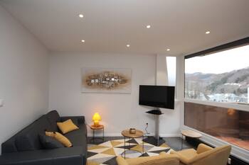 Mont-Dore: Splendid 2-Bedroom Apartment with Terrace, Garage, and Park Views