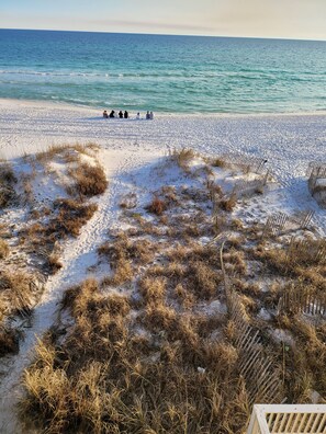 View off the balcony