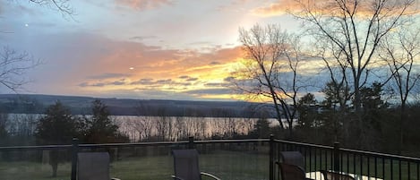 Sunrise from living room