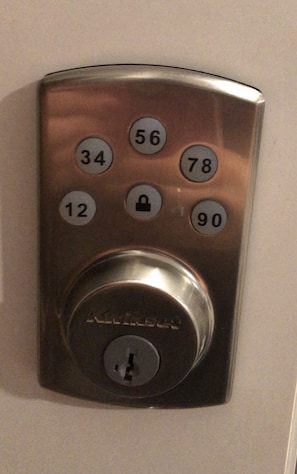 Pin pad for entry