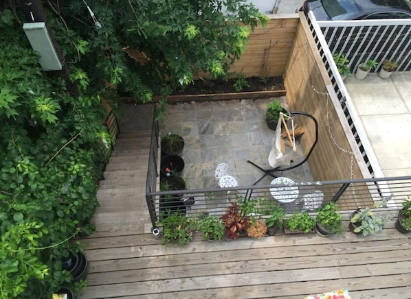 One balcony is connected to the kitchen and a big one to the Master bed.