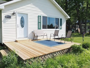 EXTERIOR: The front porch