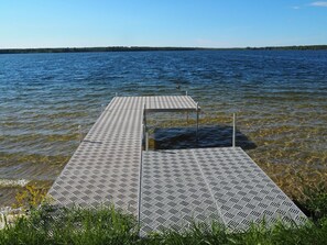 OVERALL:  The private dock on Manistee Lake.