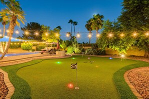 Golfer's dream, Pro backyard 4 hole putting green