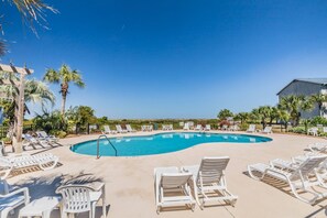 Resort Pool right out back!