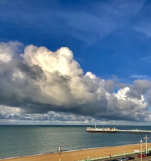 Royal Crescent overlooks Brighton Beach  & Palace Pier