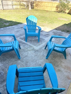 Patio chairs for your use and comfort! 
