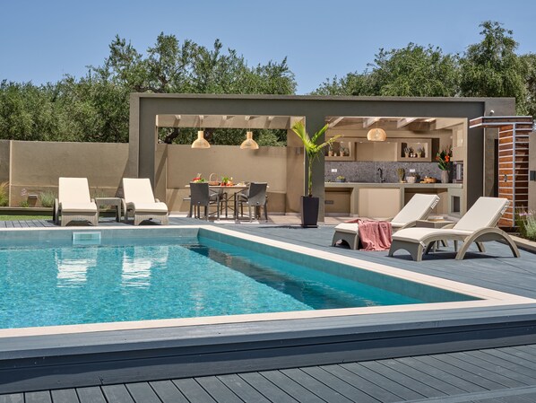 This Luxury Retreat is an architectural gem on Zakynthos Island. 