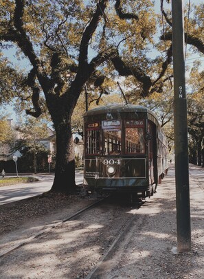 Street Car line is a walk away.