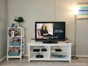 Living Room TV/Books and Games