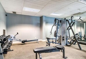 Gym in the building 
